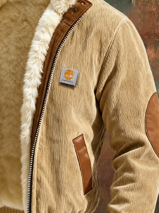 Károly | Kordszerű Kabát Kényelmes