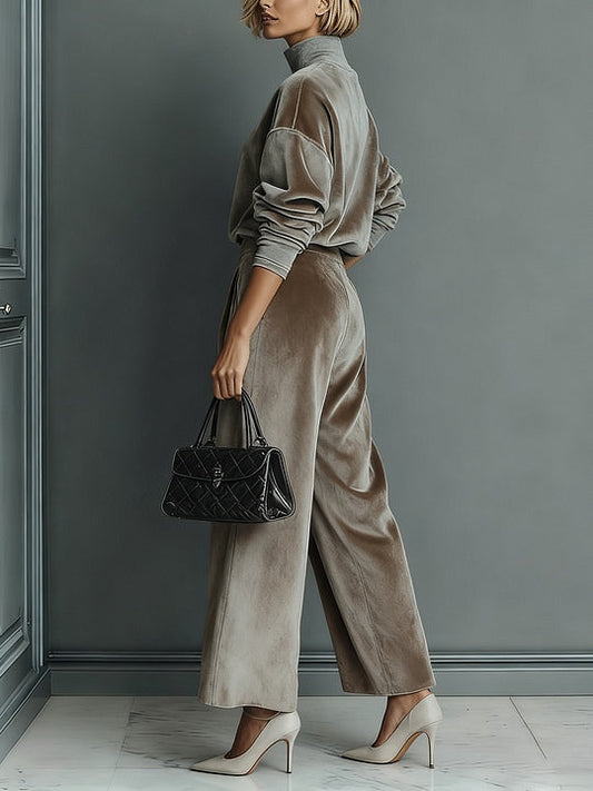 Dóra | Turtleneck Készlet Kényelmes