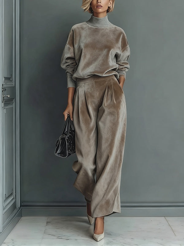 Dóra | Turtleneck Készlet Kényelmes